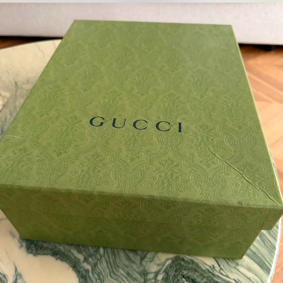 Gucci gg platform 30mm sandal blue canvas - Picture 6 of 6